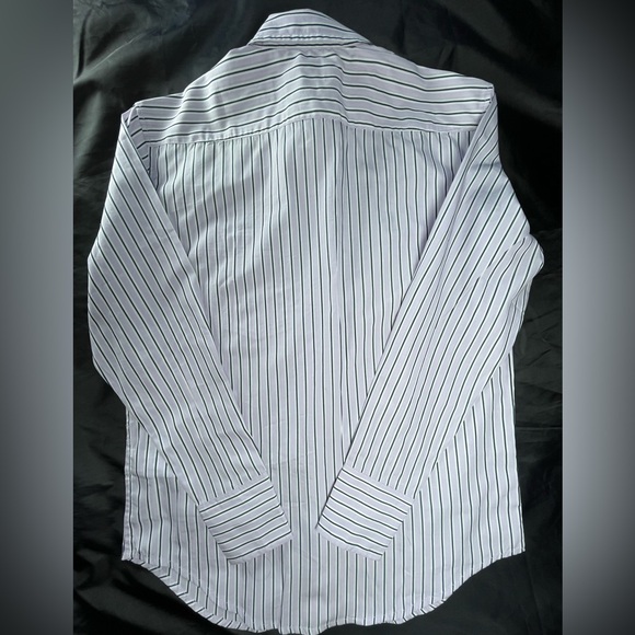 J.Crew Size 00 Garçon classic shirt in striped cotton poplin In Vintage Lilac - Picture 9 of 13